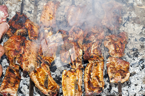 Image of cooking beef meat