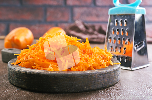 Image of fresh sweet carrots for salad
