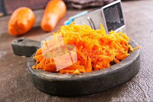 Image of fresh sweet carrots for salad