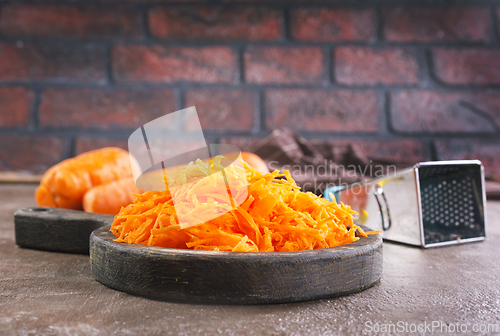 Image of fresh sweet carrots for salad