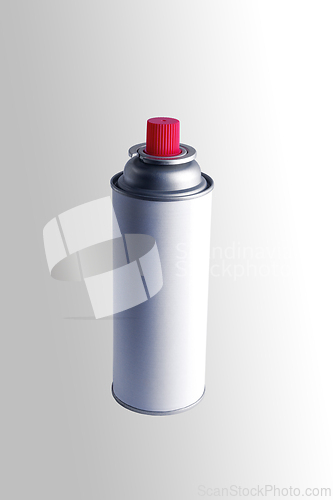 Image of Gas burner on a can.