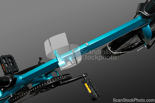 Image of Folding bicycle frame.