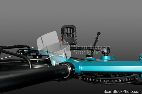 Image of Folding bicycle frame.