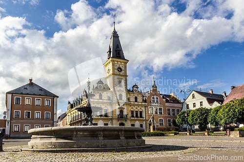 Image of Town Hall in Hodkovice nad Mohelkou, Czech Republic