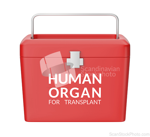 Image of Medical cooler for transporting human donor organs