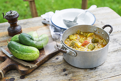 Image of Cucumber sauce dish