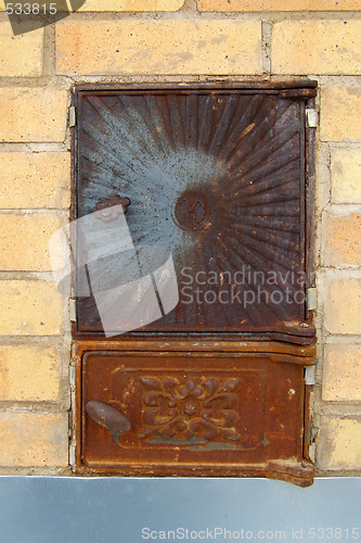 Image of stove door