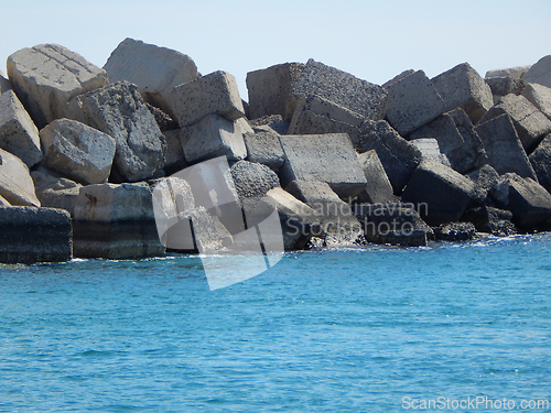 Image of Water intake channel from the sea.