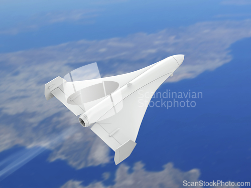 Image of Jet powered military drone