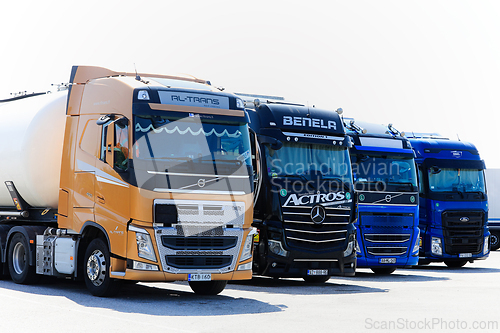 Image of International Heavy Trucks at the Truck Stop