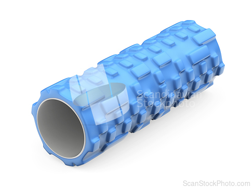 Image of Blue foam massage roller