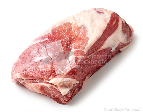 Image of fresh raw pork neck meat