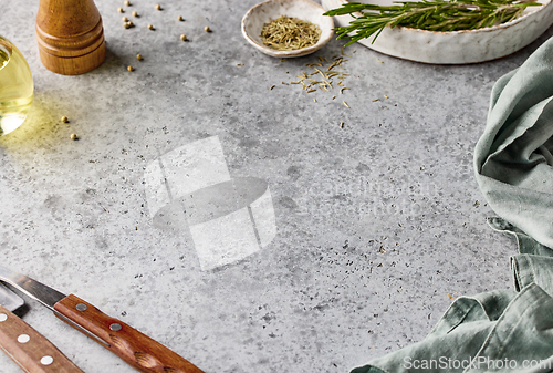 Image of empty kitchen table background