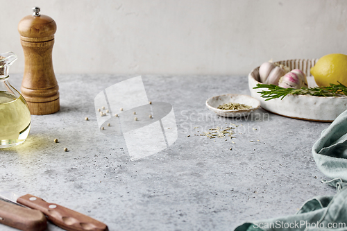 Image of empty kitchen table background