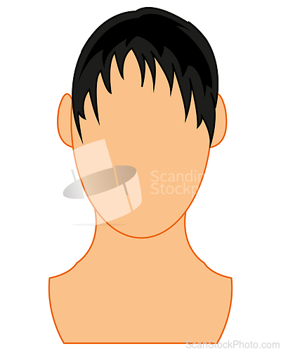 Image of Mannequin of the head of the person type frontal