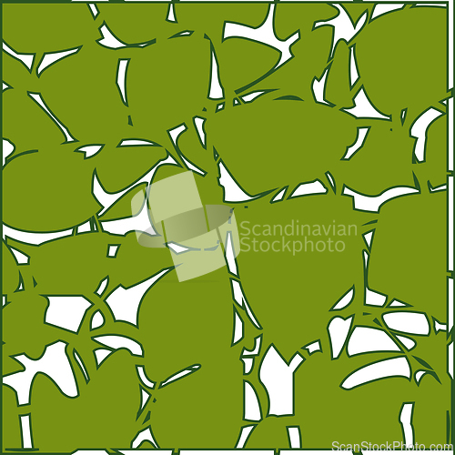 Image of Abstract green background from figures seamless pattern