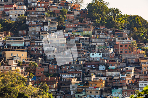 Image of Favela community of Santa Teresa in Rio de Janeiro, Brazil.