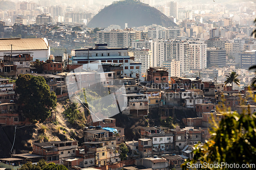 Image of Favela community of Santa Teresa in Rio de Janeiro, Brazil.