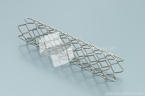 Image of Close-up image of medical stent