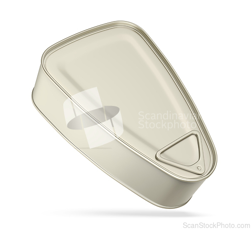 Image of Tin can with ham, fish or other food