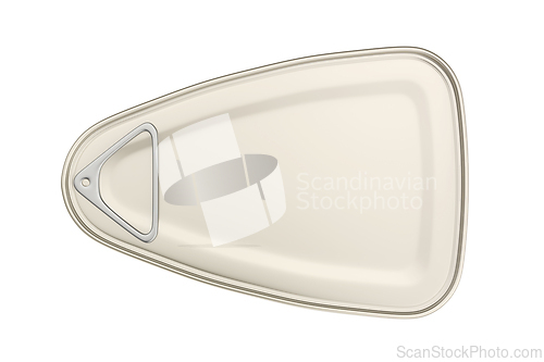 Image of Tin can with ham, fish, or other food