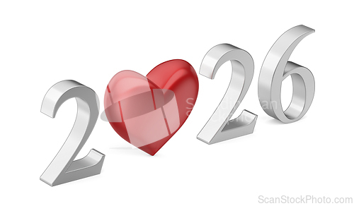Image of Happy New Year 2026 card