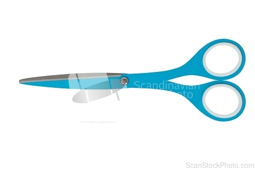 Image of Closed scissors on white