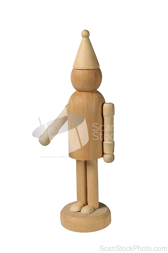 Image of Wooden peg doll