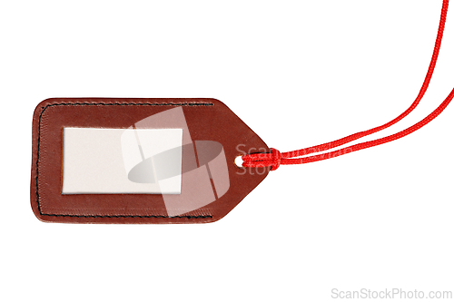 Image of Blank luggage tag