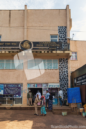 Image of Exterior of the Commercial Bank of Ethiopia, Dembecha. Ethiopia