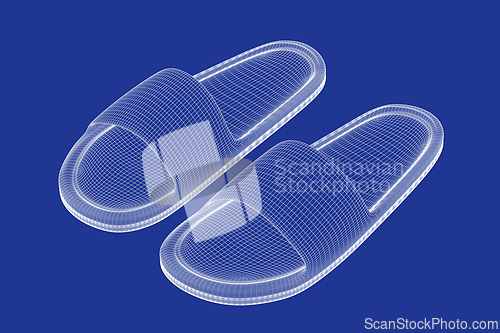 Image of 3D model of rubber slides