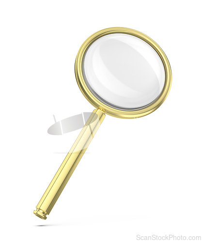 Image of Gold magnifying glass