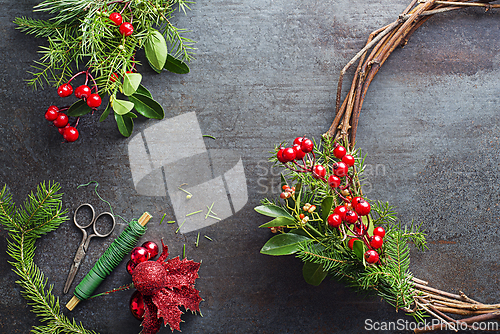 Image of Christmas wreath
