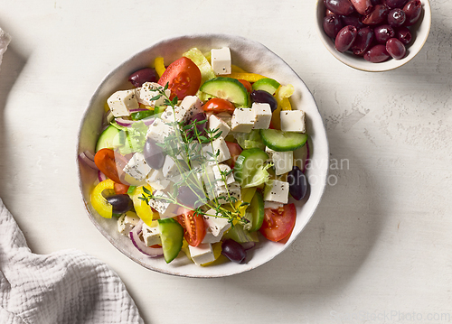 Image of bowl of greek salad
