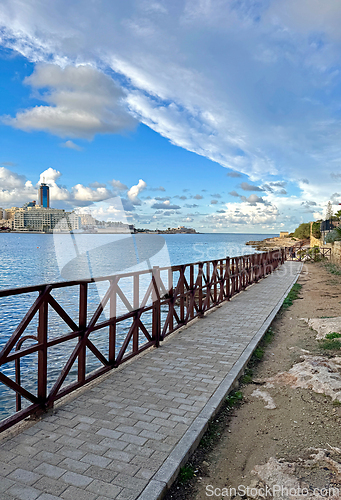 Image of beautiful landscape of Malta, Sliema