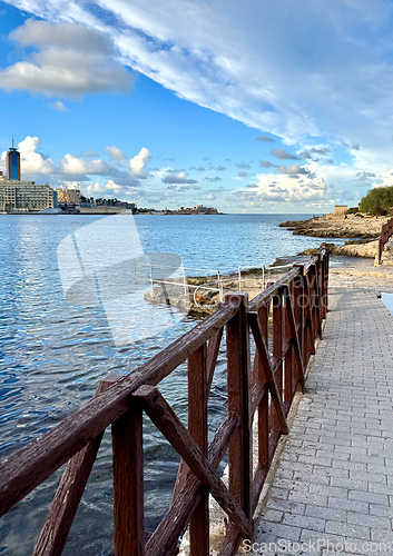 Image of beautiful landscape of Malta, Sliema