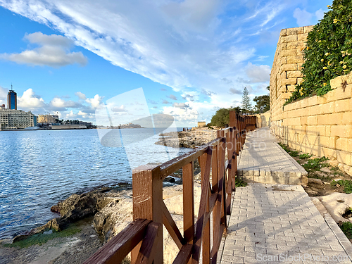 Image of beautiful landscape of Malta, Sliema