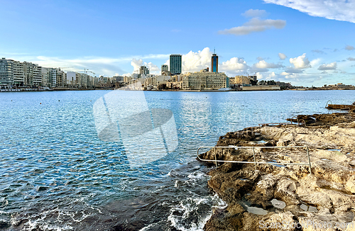 Image of beautiful landscape of Malta, Sliema