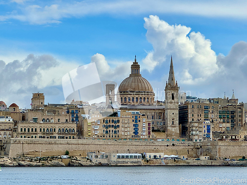 Image of panoramic view of Malta capital city Valletta