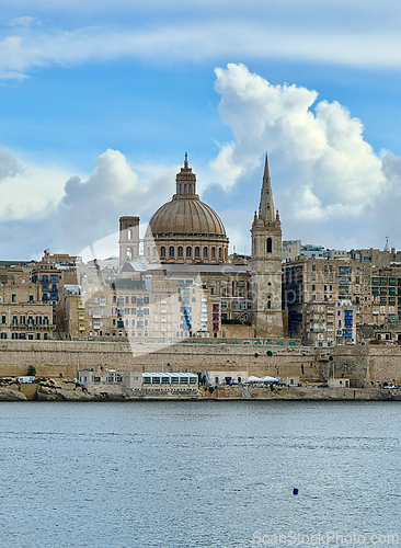 Image of panoramic view of Malta capital city Valletta