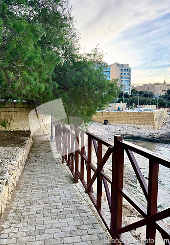 Image of beautiful landscape of Malta, Sliema