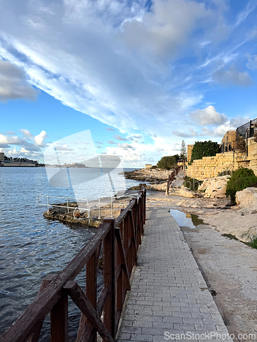 Image of beautiful landscape of Malta, Sliema