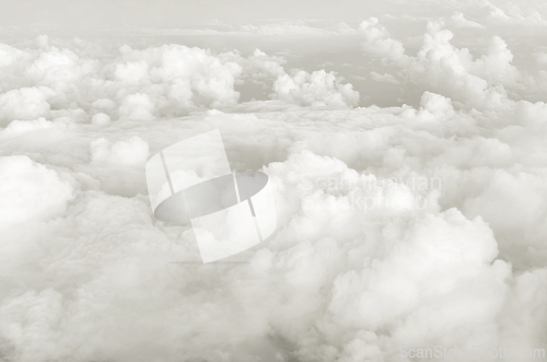 Image of Light grey cloud background, trendy color of year 2026, cloud da