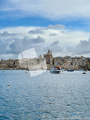 Image of panoramic view of Malta capital city Valletta
