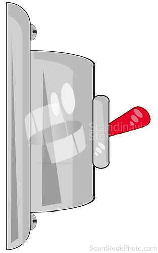 Image of Switch toggle switch on white background is insulated