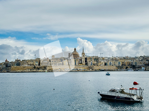Image of panoramic view of Malta capital city Valletta