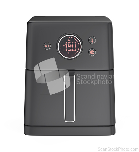 Image of Front view of air fryer