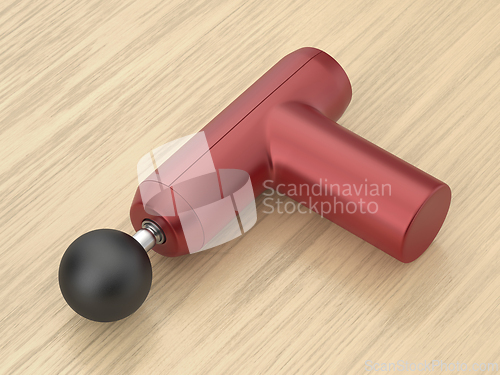 Image of Red massage gun