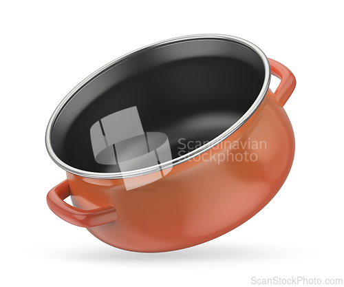 Image of Enamel cooking pot