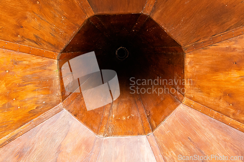 Image of Discovering the depth of sound through an antique wooden horn fr